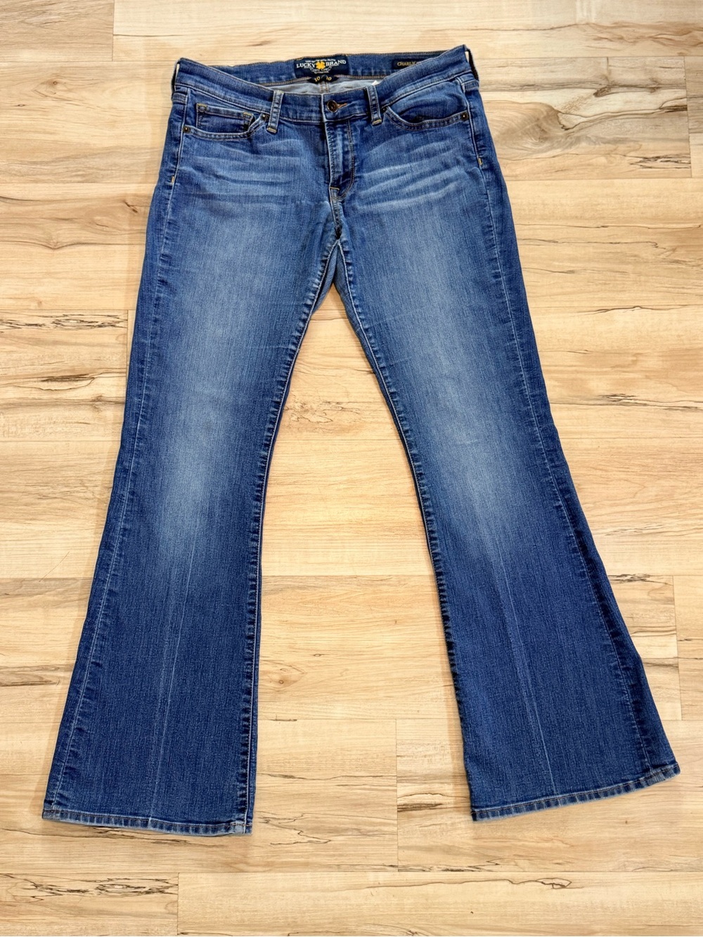 Lucky Brand Medium Blue Flare Jeans